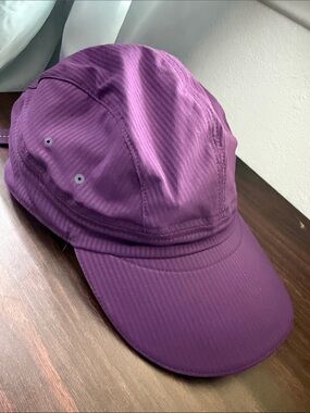 Lululemon Adjustable Run Purple Baseball Cap